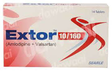 Picture of Extor 10mg/160mg Tab 14x1s